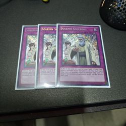 Solemn SCOLDING YUGIOH