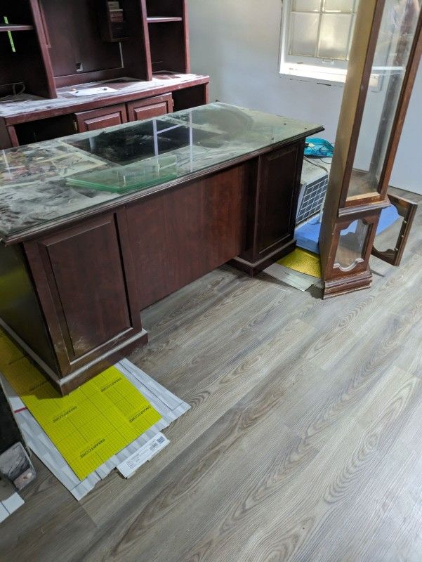 Office Desk, Computer Desk And Corner Cabinet