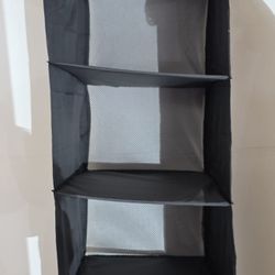 Ikea Closet Organizer with 6 compartments, Black, 13 ¾x17 ¾x49 ¼ " - 4 Pack