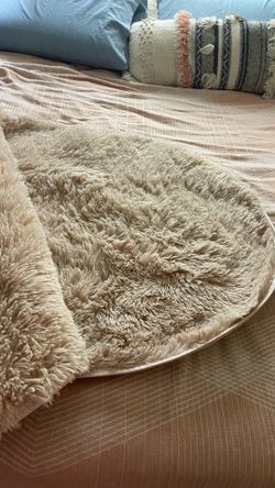 Beige rug