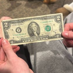 Mint Condition 2$ Bill 