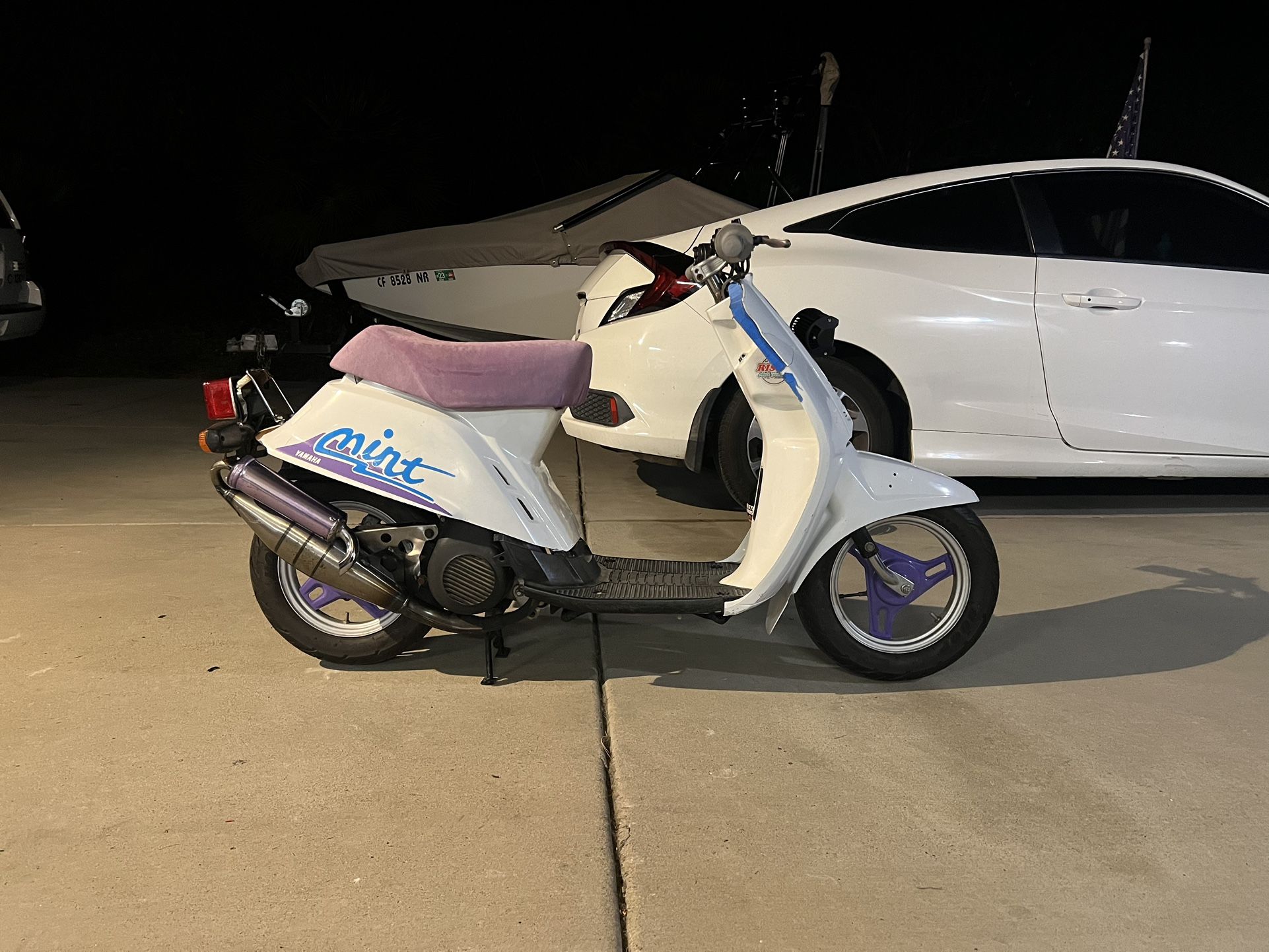 Trade 1988 Yamaha Mint/Razz Sh50 Scooter Moped Pitbike