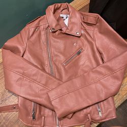 Pink Leather jacket 
