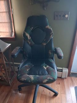 camo office chair like new