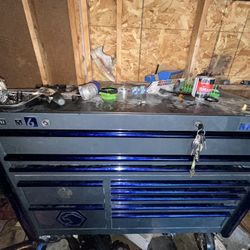 Matco 6S Series toolbox blue/thunderstorm gray