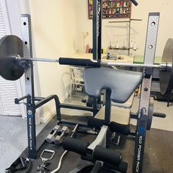 Marcy Personal Home Weight Training Gym with 270lbs of Plates 