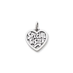 James Avery "Special Sister" Heart Charm