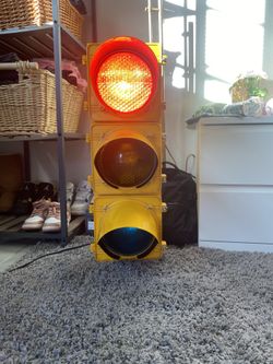 Red, Yellow, Green Hard Plastic Traffic Light