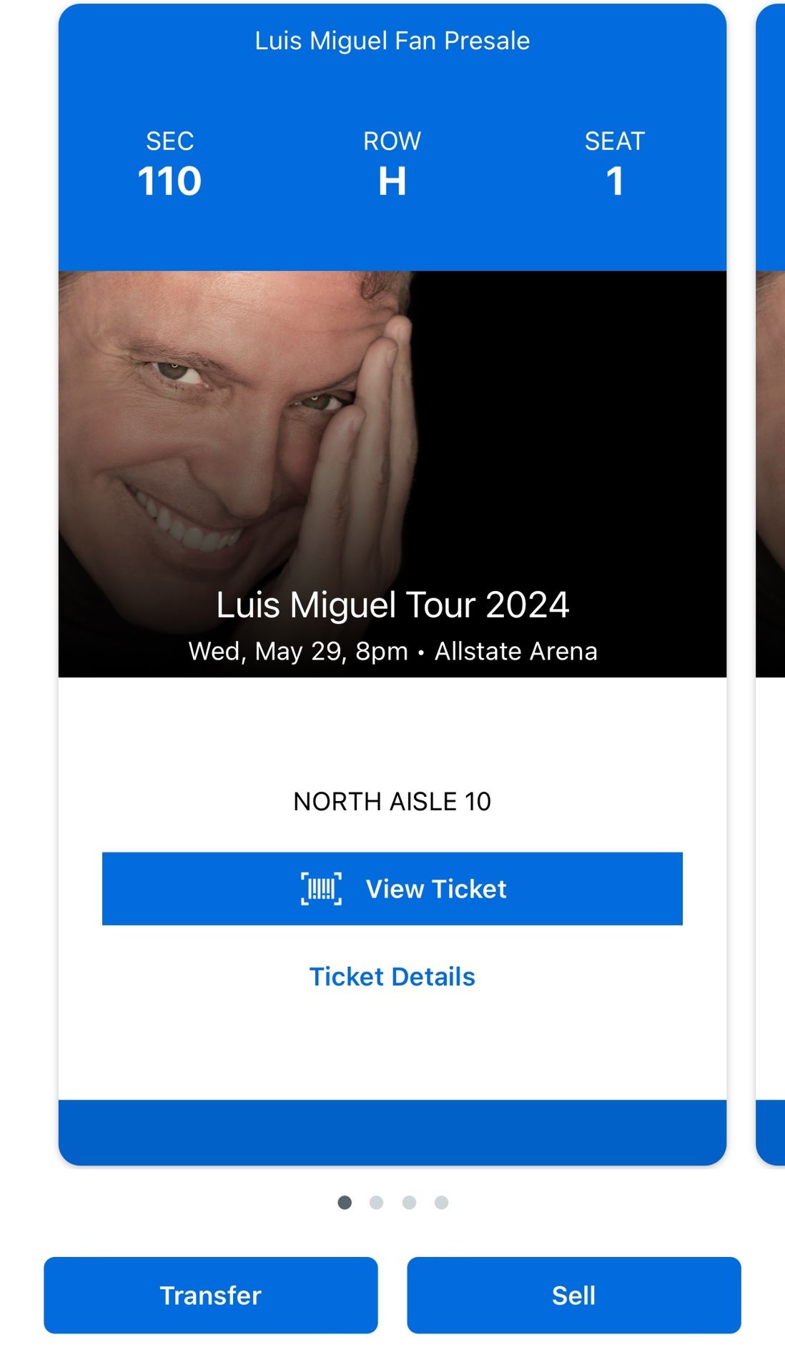 Tickets Luis Miguel - Mayo 29