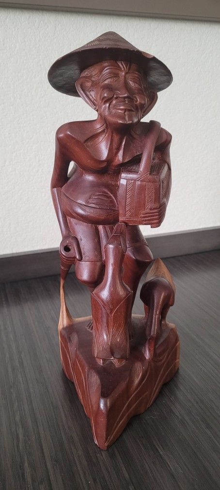 Hand Carved Wooden Figure