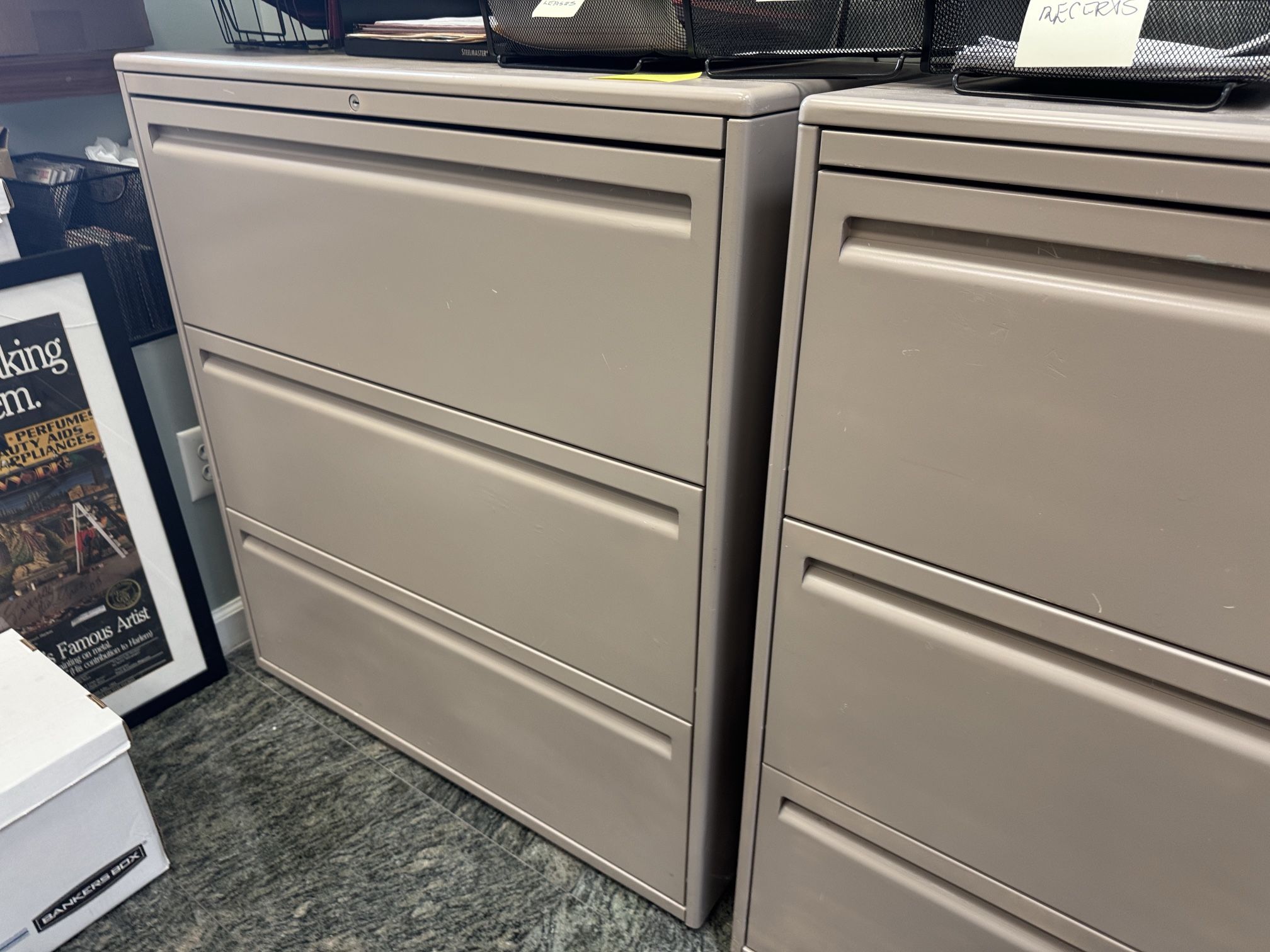 File cabinets