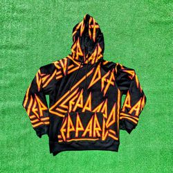 Def Leppard Pyromania/Hysteria/Adrenalize/High & Dry Pullover Hoodie Small New