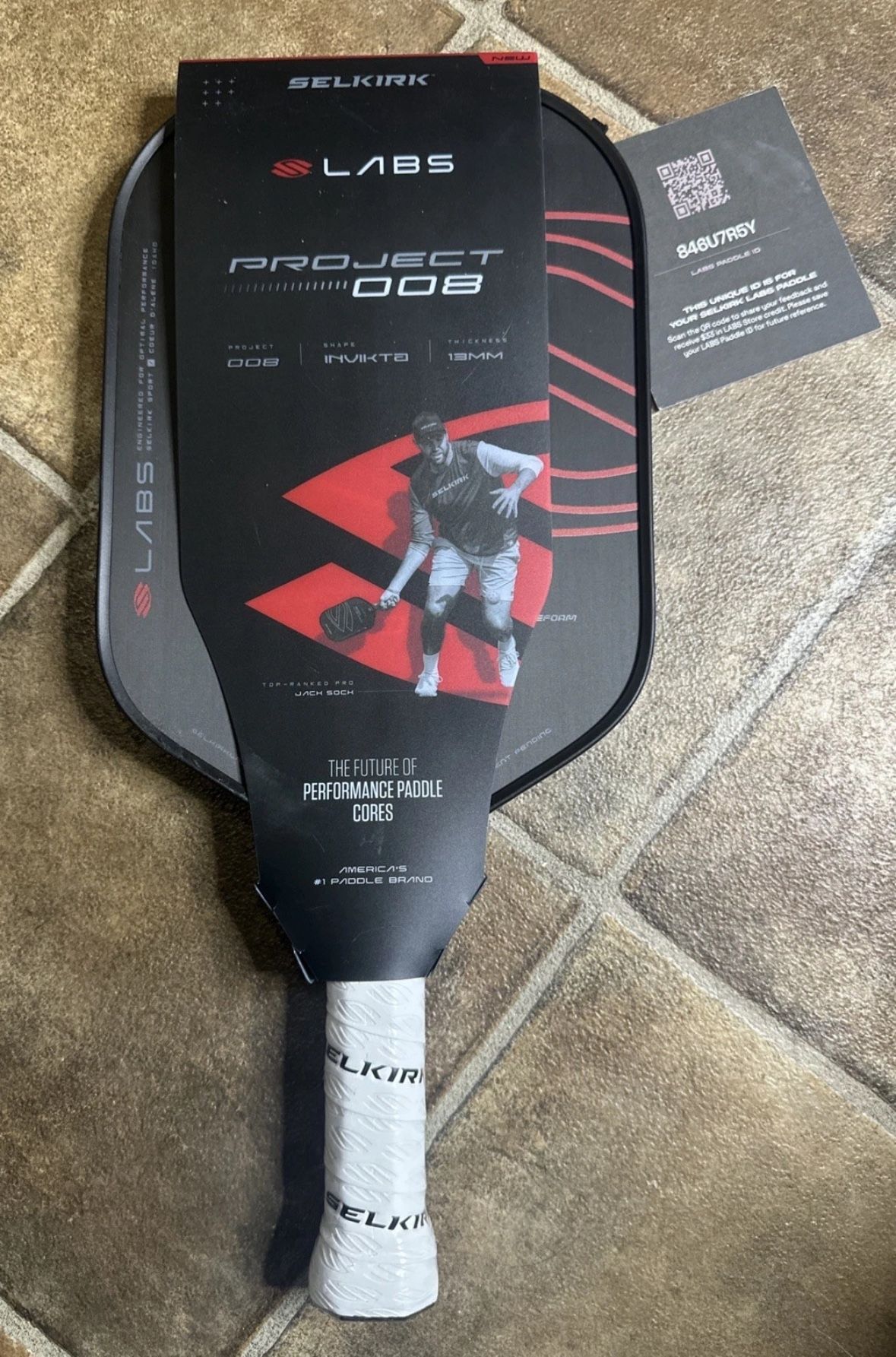 BRAND NEW SEALED Selkirk LABS Project 008 Invikta 13mm Selkirk Pickleball Paddle