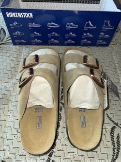 Birkenstock Arizona Taupe Suede Size 7