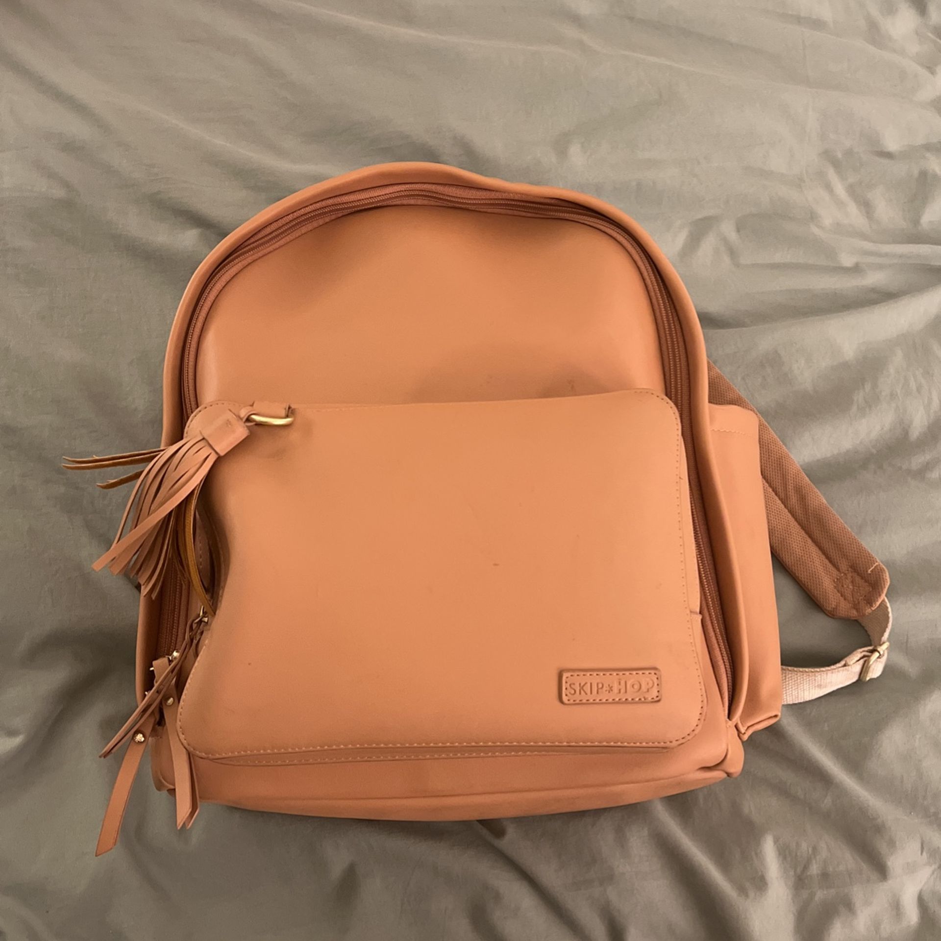 SkipHop Leather Diaper Bag