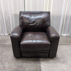 Dark Brown Leather Recliner