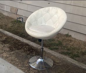 White Leather Chair