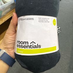 Room Essentials Jersey King Pillowcases 2-Pack