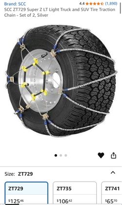 Tire Traction Chain Cables ZT729 SCC Super Z