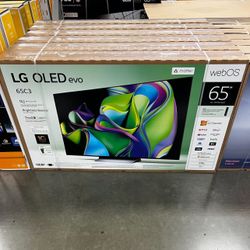 LG 65” OLED C3 4K UHD Smart Tv 120 Hertz