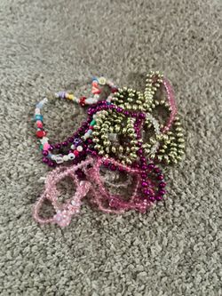 Kids, necklaces and bracelets