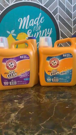 Arm & Hammer Plus OxiClean Laundry Detergent x2 price is firm