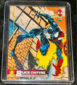 Marvel Spider-Man Black Costume 1994 Fleer