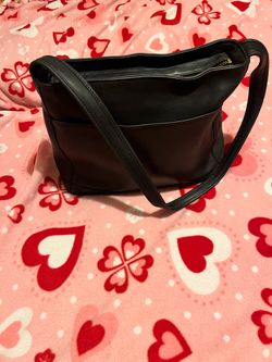 Coach Black Leather Shoulder Bag