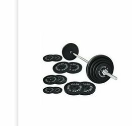Cast Iron Standard Weights - 90lb set