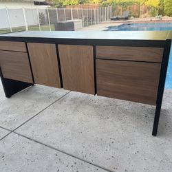 TV Stand Wood Media Table 