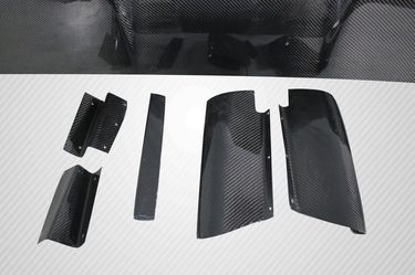 Blemished 2003-2008 Nissan 350Z Z33 / Infiniti G35 Coupe Carbon Creations TS-1 Rear Diffuser - 6 Piece
