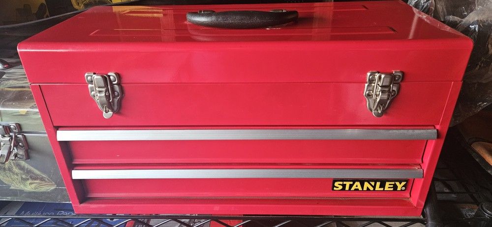 Stanley Tool Box With Ratcheting Socket Wrench