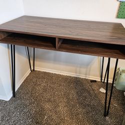 Hairpin Leg Desk W Storage