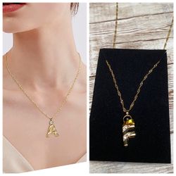 Letter F NECKLACE 