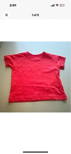 Coral Toddler Crew Neck T-Shirt