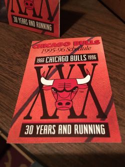 1995-96 Chicago Bulls 72 WINS Season Schedule