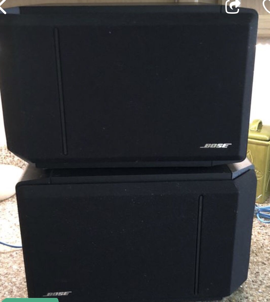 2 Bose speakers