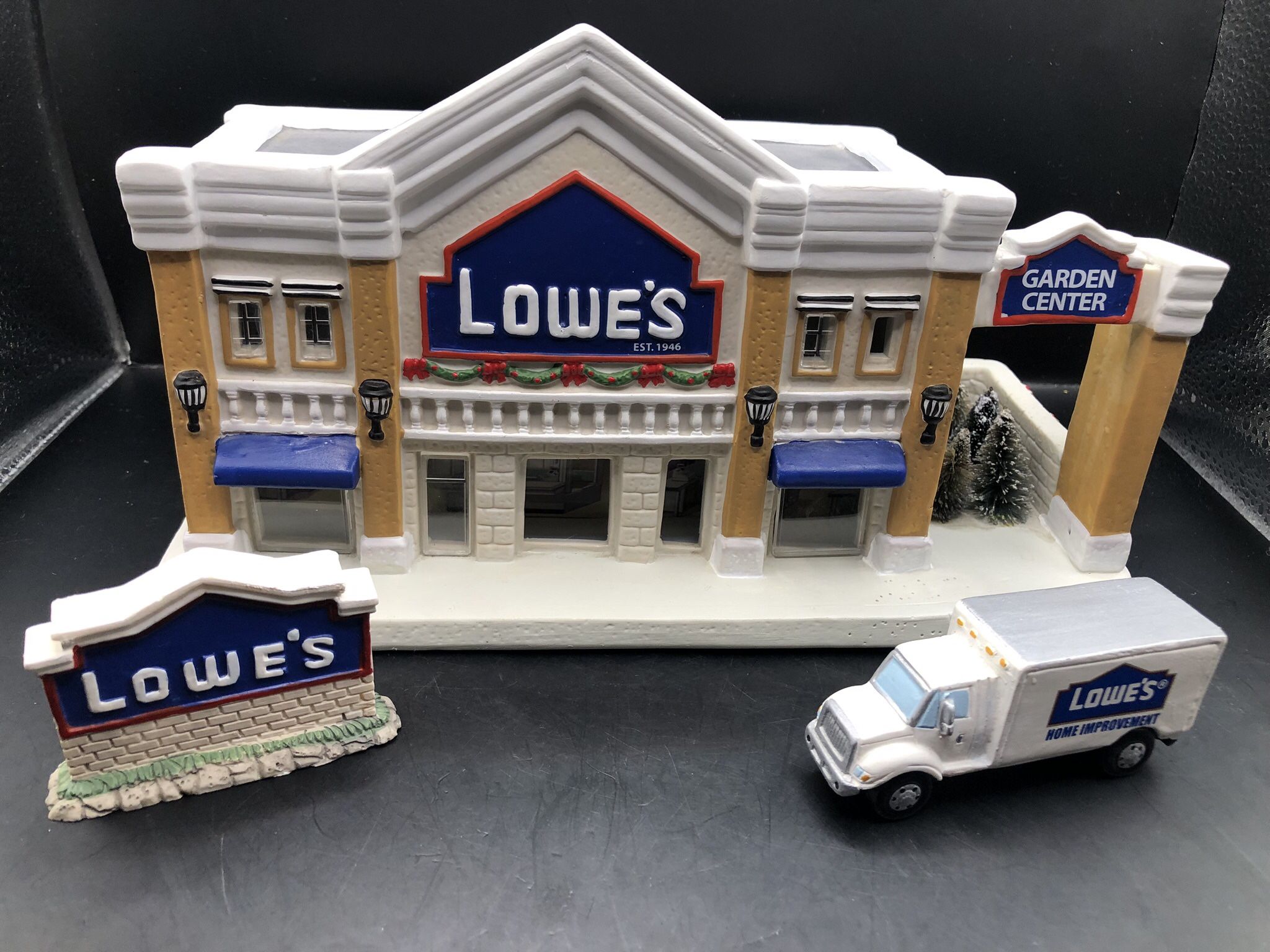 LOWE’S Building Santas Best 65th Anniversary Edition 3 PC Set GREAT CONDITION