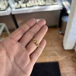 Cuban Pinky Ring 18k 