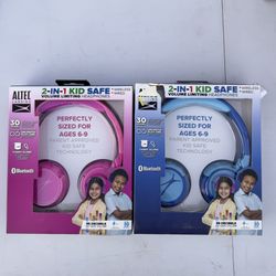 Altec Lansing Kid Safe 2-in-1 Bluetooth Wireless Headphones