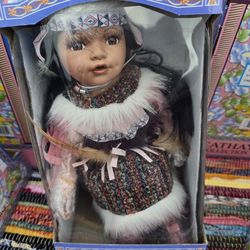 Porcelain Native American Dolls