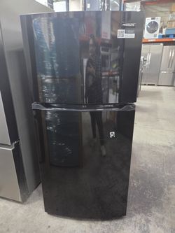 Frigidaire 14 Cu Ft Top Freezer Refrigerator Black New