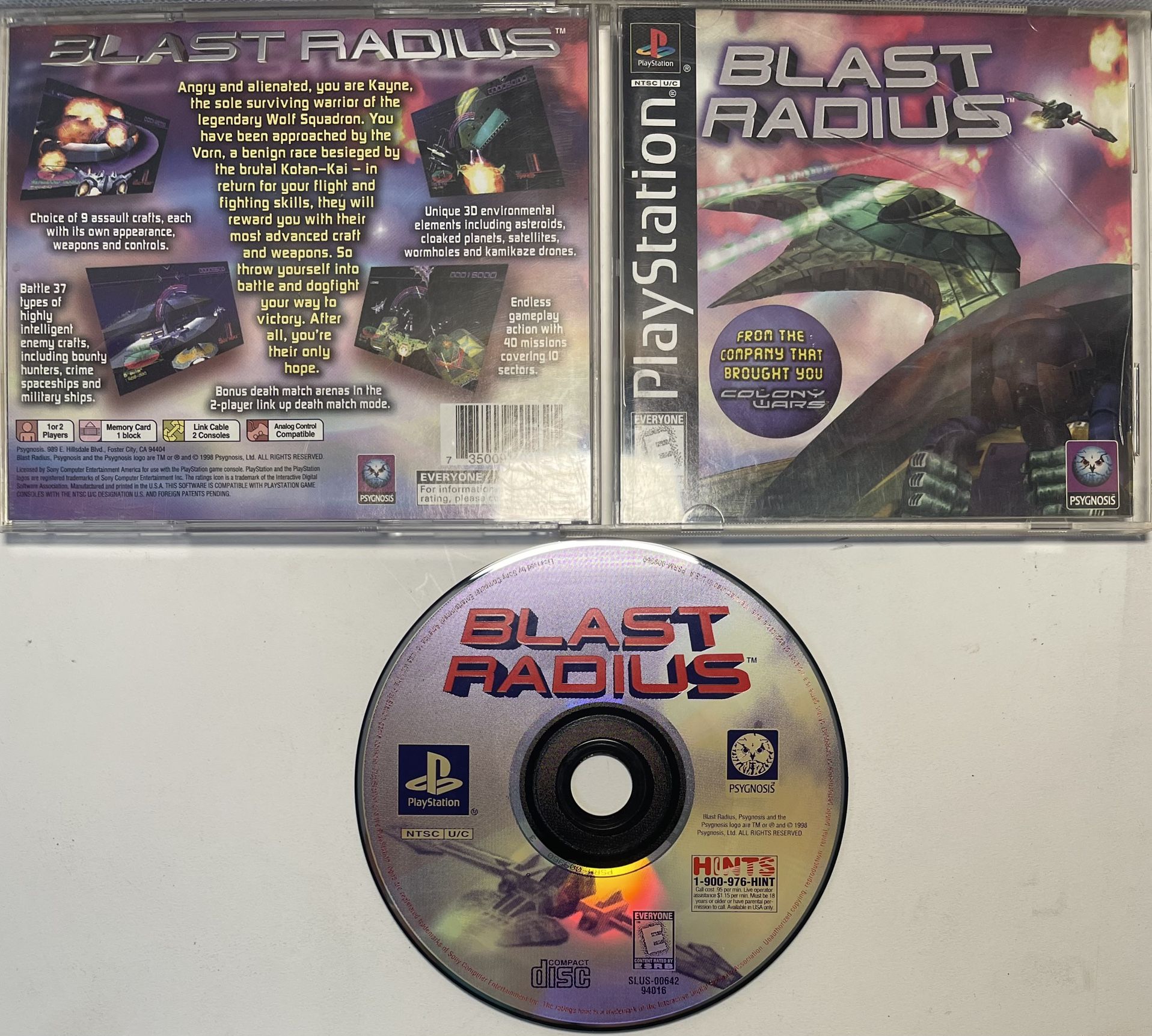 BLAST RADIUS  Video Game