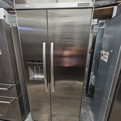 36" KITCHENAID BUILT IN STAINLESS STEEL REFRIGERATOR 