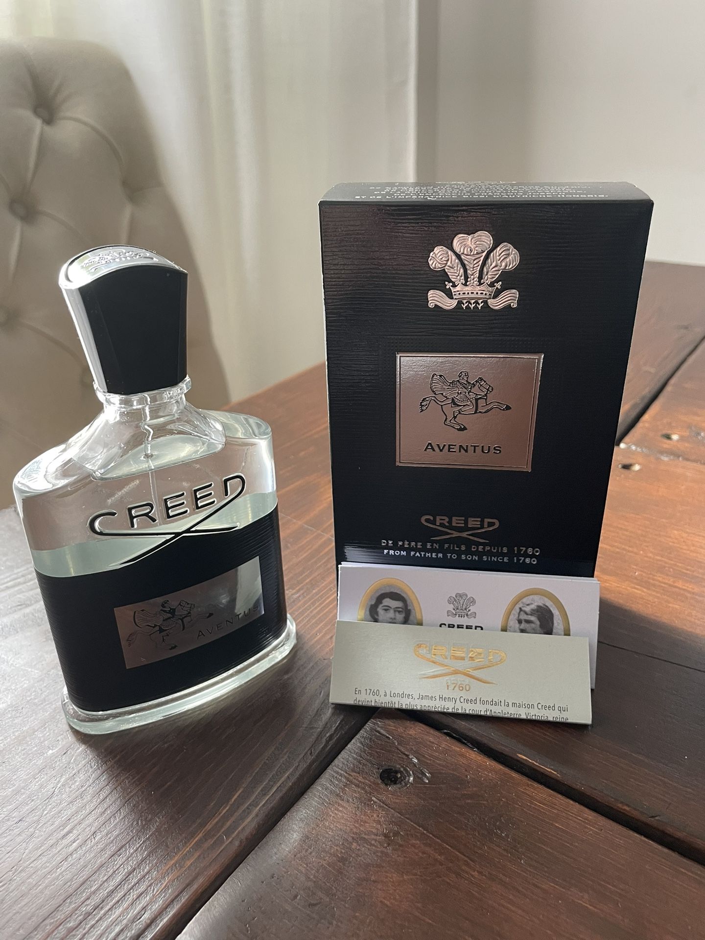 AVENTUS CREED DE PÈRE EN FILS DEPUIS