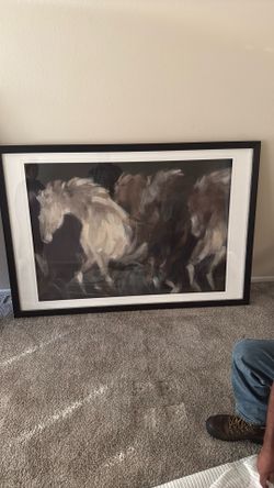 Limited Edition Horse Picture With Frame 