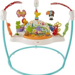 Fisher-Price Animal Activity Jumperoo with Music, Lights & Sounds.