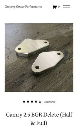 8th Gen 2.5 4 Cyl Camry EGR Delete 