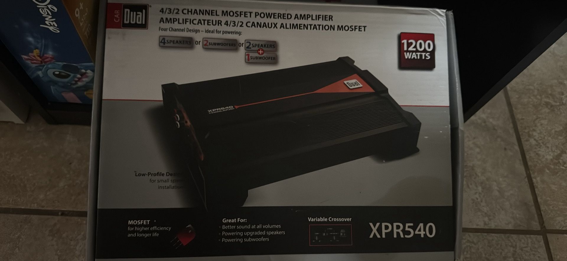 Dual 1200 Watts AMP