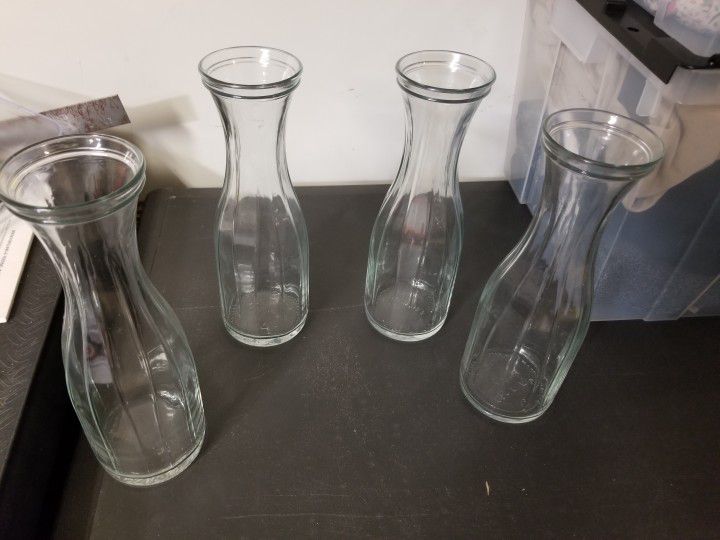 4 Vases & 7 Small Jars